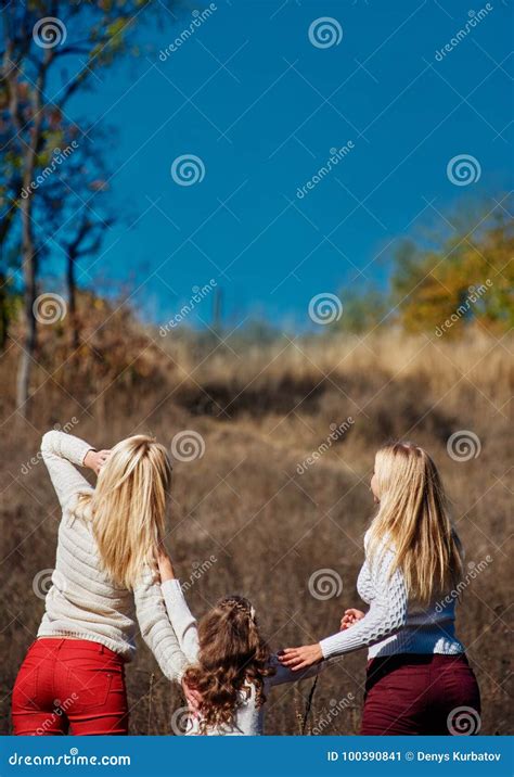 Sisters From Back Stock Image Image Of Friendship Outside 100390841