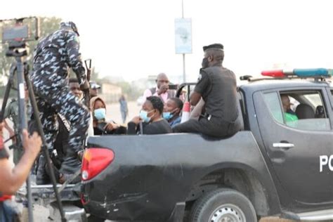 Photos Videos Police Arrest Protesters At Lekki Tollgate Nigerian