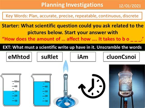 Practical Investigations In Science Tes