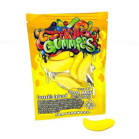 Dank Bananas Gummies 500mg Thc