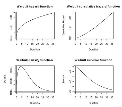 1 The Plots Of Hazard Function Cumulative Hazard Function Density