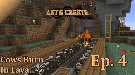 Let S Create Ep Cows Burn In Lava Minecraft Create Mod Smp