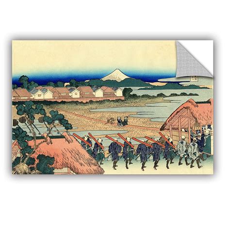 Artwall Katsushika Hokusai S Nakahara In The Sagami Province Removable