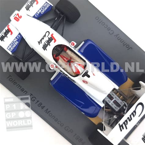 1984 Johnny Cecotto Monaco GP 1 43 Spark Models GPworld Racing