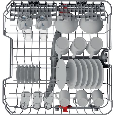 Hotpoint Aquarius 13 Place Settings Semi Integrated Dishwasher Black