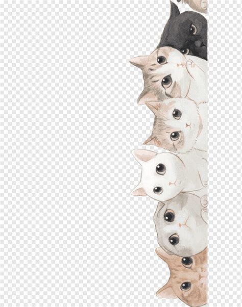 Peeking Cat Cat Pet Cartoon Cat Png Pngwing