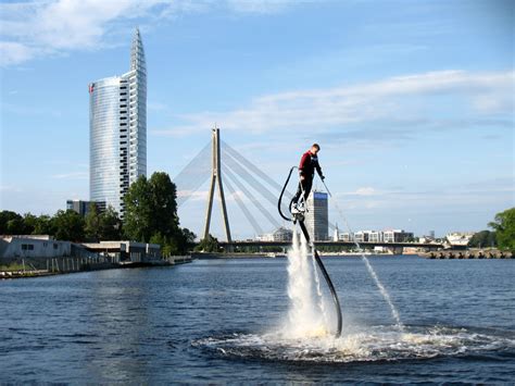 Riga Water Jet pack - the ultimate James Bond gadget in Riga 2017