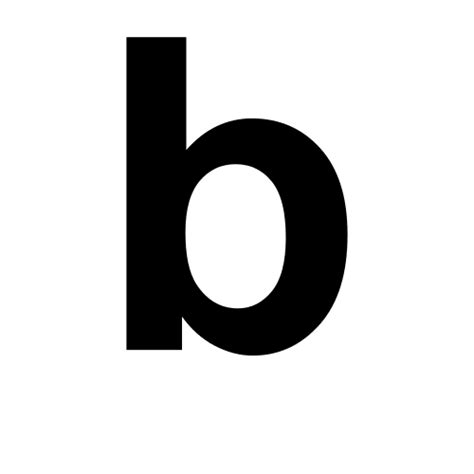 B Lower Case In Mulberry Symbols · Global Symbols