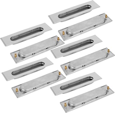 Uxcell Inch Length Rectangular Recessed Flush Pull Handle Pcs For