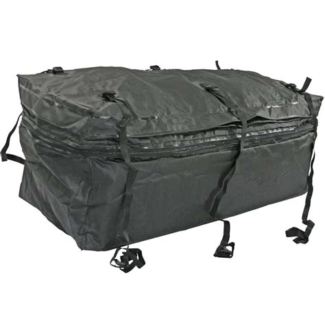 60in Waterproof Hitch Cargo Carrier Rack Bag With Expandable Height | BigEasyMart.com