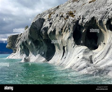 Marble caves general carrera lake hi-res stock photography and images ...