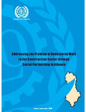 Fillable Online Ilo Addressing The Problem Of Undeclared Work In The