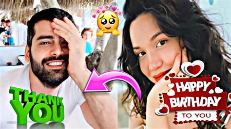 Hazal Suba I Wishing Birthday To Erkan Meri By Usman Creation Youtube