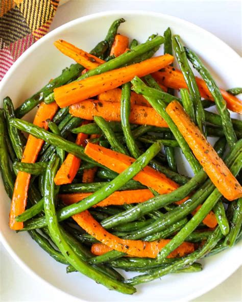 Roasted Green Beans And Carrots Savas Kitchen