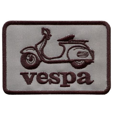 Embroidery Patch Vespa Profile 8cm X 45cm Los Parches