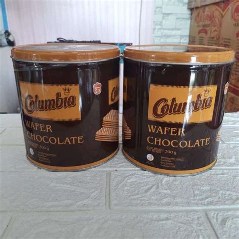 Jual Columbia Wafer Coklat Kaleng Wafer Coklat Columbia Kaleng Di