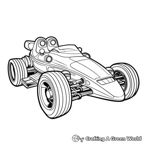 Derby Car Coloring Pages - Free & Printable!