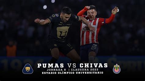 Pumas Vs Chivas Jornada 8 Clausura 23 Color Suzuki Youtube