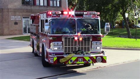 Loudoun County Engine 611 And Tower 611 Responding Youtube