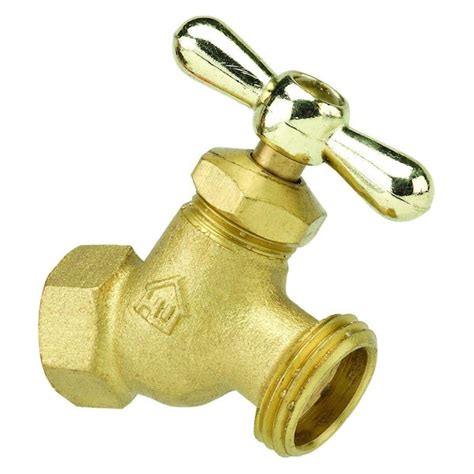 Everbilt In Fip X In Mht Brass No Kink Hose Bibb Valve