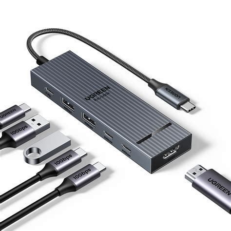 Ugreen Revodok Usb C Hub Gbps In Usb C Adapter K Hz Hdmi