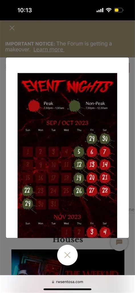 Universal Studios Singapore Halloween Horror Nights Oct