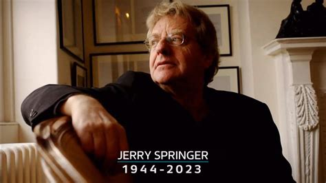 Jerry Springer passes away (1944 - 2023) (USA) - BBC & ITV News - 27th ...