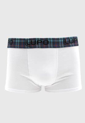 Cueca Lupo Boxer Logo Branca Compre Agora Dafiti Brasil