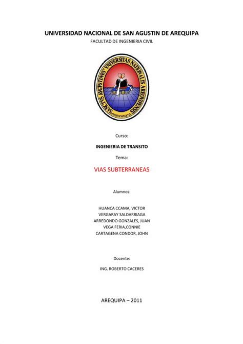 PDF Vias Subterraneas DOKUMEN TIPS