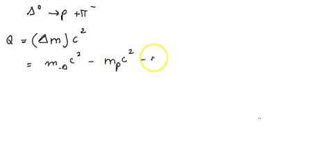 SOLVED Example 2 17 Kinetic Energy And Motion Of Lambda And Pi Mesons