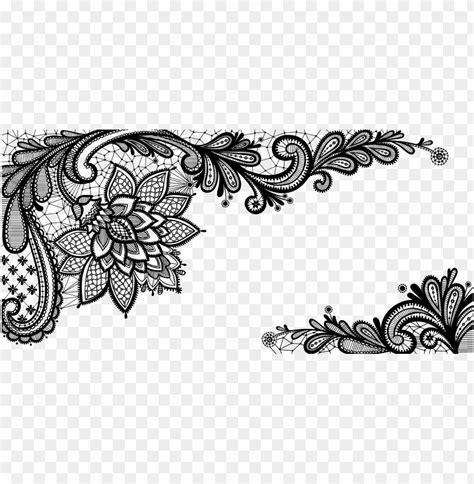 Lace Art Design Clipart Lace Png Transparent Png Image With