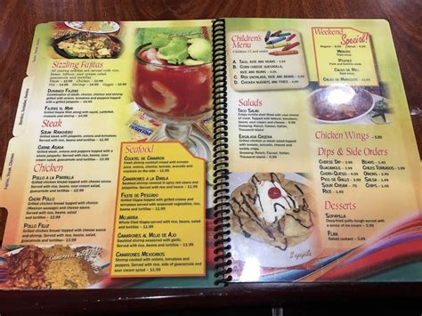 Menu At Taqueria Durango Restaurant Overland