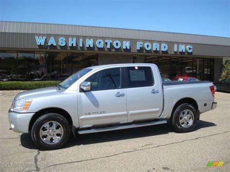 2006 Radiant Silver Nissan Titan Le Crew Cab 4x4 17195437 Photo 6