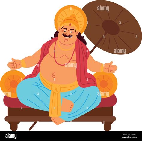 King Mahabali South Indian Character Stock Vector Image Art Alamy