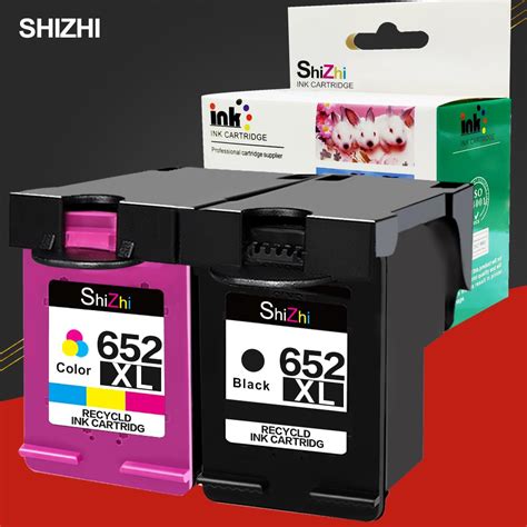 Shizhi cartucho de tinta para impressora deskjet compatível hp 652