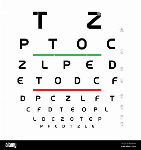 Visual Acuity Chart Printable