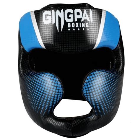 Agw Bleu L Casque De Boxe Karat Muay Thai Guantes De Boxeo