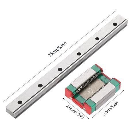 Rail De Guidage Lin Aire Guide De Rail Lin Aire Miniature Lml B Bloc