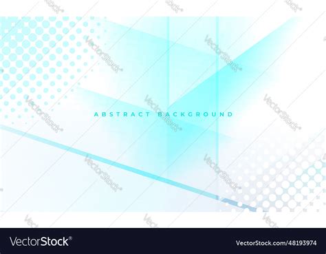 White and turquoise modern abstract background Vector Image