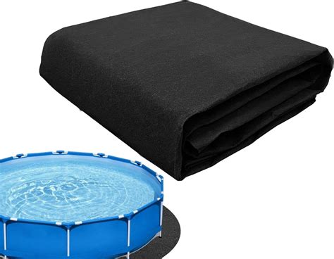 Above Ground Pool Liner Pad 13ft Swimming Pool Ground Mat Puncture Prevention Swimming Pool