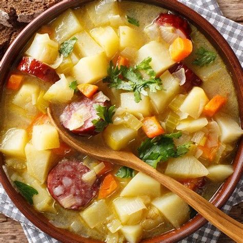 Slow Cooker German Potato Soup With Sausages Artofit