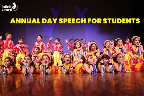 Speech On Annual Day For Students In Simple Words Infinity Learn Il