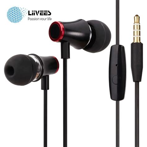 Liivees M Inear Metal Earphone Wired Headset Beatsstudio Subwoofer