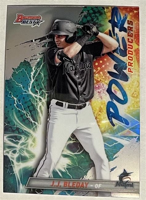 2019 Bowmans Best Baseball JJ Bleday Power Producers PP JJB Refractor