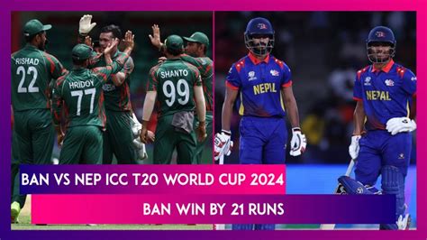 Ban Vs Nep Icc T20 World Cup 2024 Stat Highlights Tanzim Hasan Sakib And Mustafizur Rahman Help