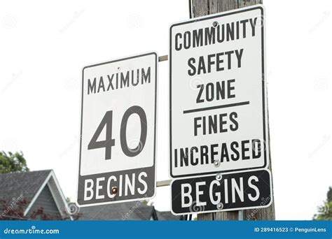 A Zone With A Maximum Speed Limit Vector Image CartoonDealer