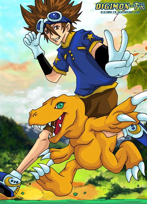 Digimon FR - Tai and Agumon by Digimon-FR on DeviantArt