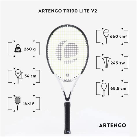 Tenis Raketi - Yetişkin - TR190 LITE V2 ARTENGO - Decathlon