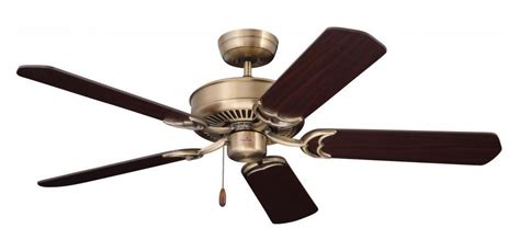 Emerson Fans Antique Brass Designer 52in. 5 Blade Ceiling Fan - Blades Included Antique Brass ...