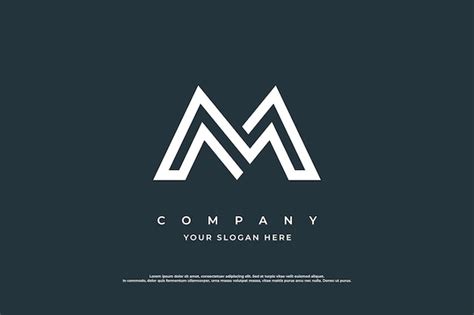 Premium Vector Initial Letter M Logo Design Vector